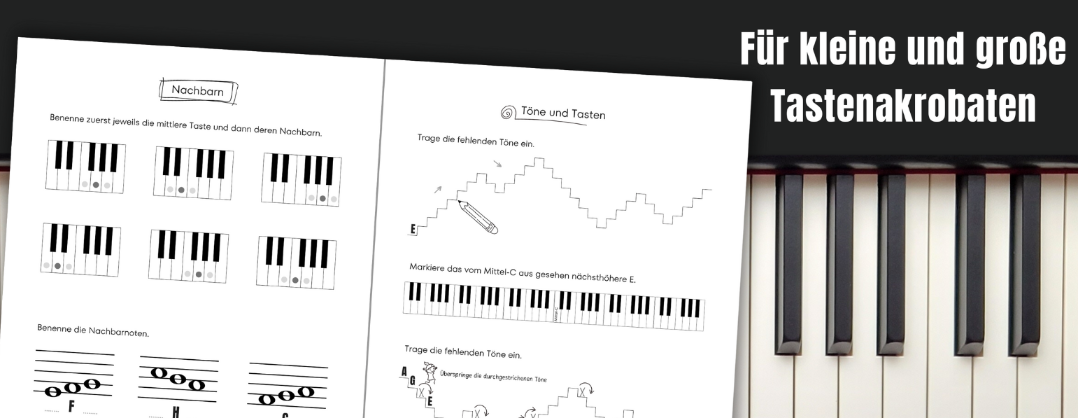 Klavierpaedagogik Klavierunterricht Piano spielen Harmonielehre Musiktheorie Tasten Starter Noten lesen